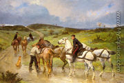 Changing Horses - Pierre Auguste Brunet-Houard
