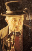 Portrait of an Elderly Swabian Man - Carl Heuser