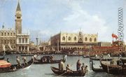 Return of the Bucentaurn to the Molo on Ascension Day - (Giovanni Antonio Canal) Canaletto
