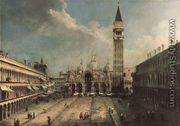 Piazza San Marco - (Giovanni Antonio Canal) Canaletto