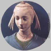Tondo Portrait of a Lady - Luca della Robbia