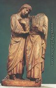 Christ and Thomas - Luca della Robbia