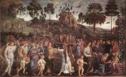 Moses's Journey into Egypt - Pietro Vannucci Perugino