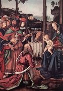 Adoration of the Kings (Epiphany) [detail: 1] - Pietro Vannucci Perugino