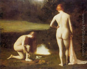 The Bathers - Léon Auguste César Hodebert
