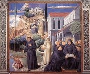 Scenes from the Life of St Francis (Scene 12, south wall) - Benozzo di Lese di Sandro Gozzoli