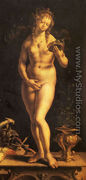 Venus And The Mirror - Jan (Mabuse) Gossaert