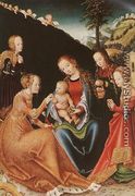 The Mystic Marriage of St Catherine - Lucas The Elder Cranach