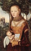Young Mother with Child - Lucas The Elder Cranach