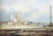 York Minster from the South-East, with Layerthorpe Bridge - Thomas Girtin
