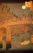 Kyobashi Bridge - Takegashi Wharf - Utagawa or Ando Hiroshige