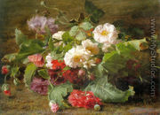 Poppies and Wild Roses - Geraldine Jacoba Van De Sande Bakhuyzen