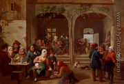 Merrymaking In The Tavern - Constantin Fidèle Coene