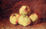 A Still Life With Apples - Guillaume-Romain Fouace