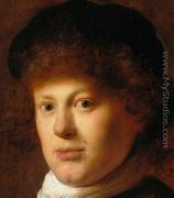 Portrait of Rembrandt [detail #1] - Jan Lievens