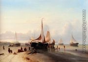 Moored Fishing Fleet On The Beach Of Scheveningen - Mauritz Verveer