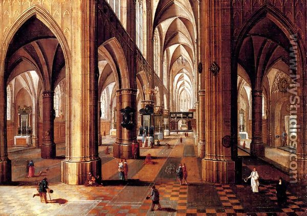 A Church Interior - Peeter, the Younger Neeffs