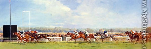 Le Grand Prix de Paris at Longchamp, 1933 - Eugene Pechaubes
