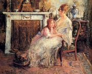 Mother And Daughter - Edward Verschaffelt