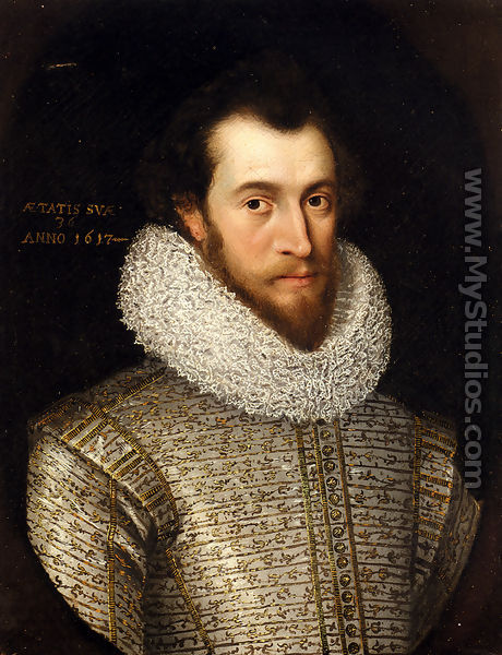 Portrait Of A Nobleman, Said To Be Robert, Earl Of Essex - William Larkin