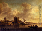 Two Views Of Blankenburg Castle Off The Coast Of Flanders (Pic 2) - Charles Brooking