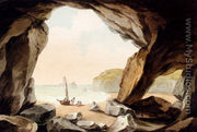 A View From A Cave Near Tenby, South Wales - John Warwick Smith