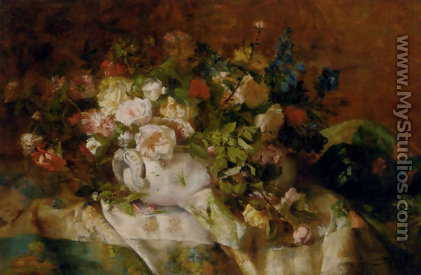 A Summer Bouquet - Eugene Henri Cauchois