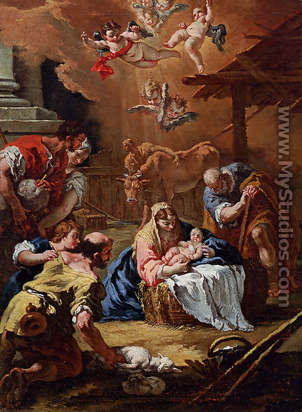 Adoration Of The Shepherds - Sebastiano Ricci