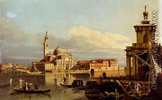 A View In Venice From The Punta Della Dogana Towards San Giorgio Maggiore - Bernardo Bellotto (Canaletto)