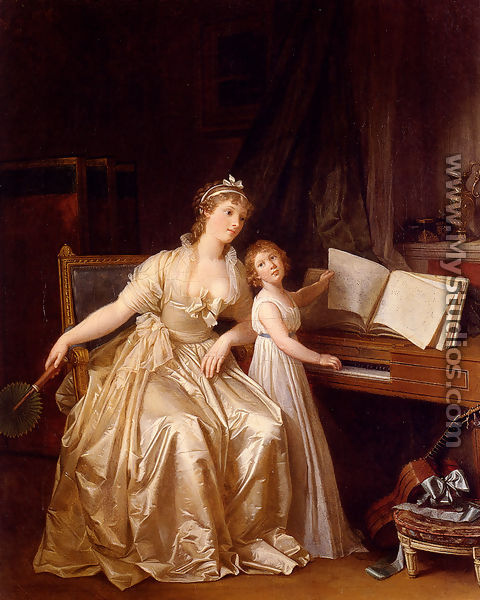 "The Piano Lesson" - Marguerite Gerard