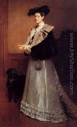 Portrait Of A Lady - Edouard De Jans