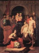 Madonna Enthroned and Ten Saints - Fiorentino Rosso