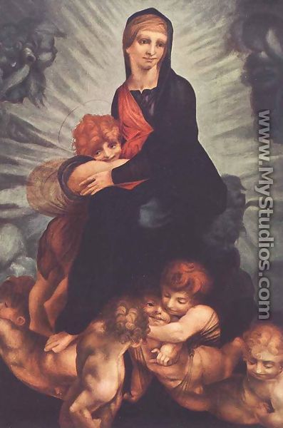 Madonna and Child with Putti - Fiorentino Rosso