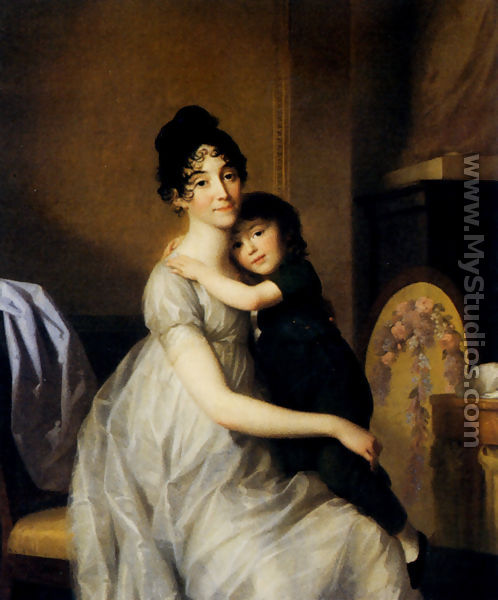 Anne-Pauline Dufour-Ferance And her Son Jean-Marc Albert - Friedrich Tischbein