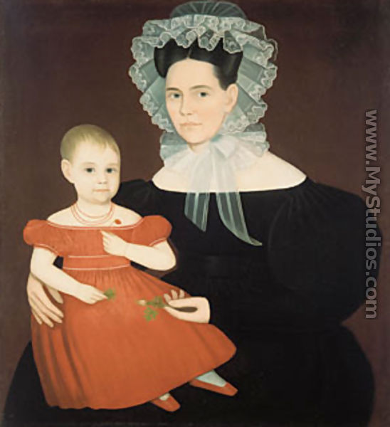 Mrs. Mayer and Daughter - Ammi Phillips