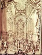 St Benedict Chanting Psalms (detail of the organ) - Johann Josef Christian