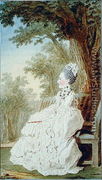 Fortunee-Marie d'Este (1734-1803) Countess of la Marche, Princess of Conti, 1768 - Louis (Carrogis) de Carmontelle