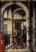 The Arrival of the English Ambassadors, detail, from the St. Ursula cycle, 1498 (detail) - Vittore Carpaccio