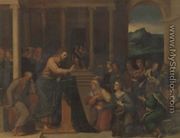 Christ in the House of Mary and Martha - Girolamo da Carpi
