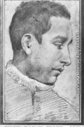 Portrait of a Young Man (detail) 1495 - Annibale Carracci