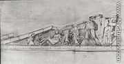 Study of the frieze from a pediment of the Parthenon - Jacques Carrey