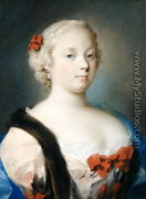 Portrait of a Young Woman - Rosalba Carriera