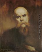Portrait of Paul Verlaine (1844-96) 1890 - Eugene Carriere