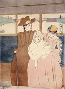 In the Omnibus (The Tramway) 1891 - Mary Cassatt