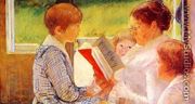 Mrs Cassatt Reading to her Grandchildren, 1888 - Mary Cassatt