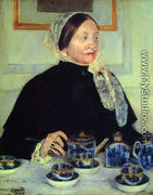 Lady at the Tea Table, 1885 - Mary Cassatt