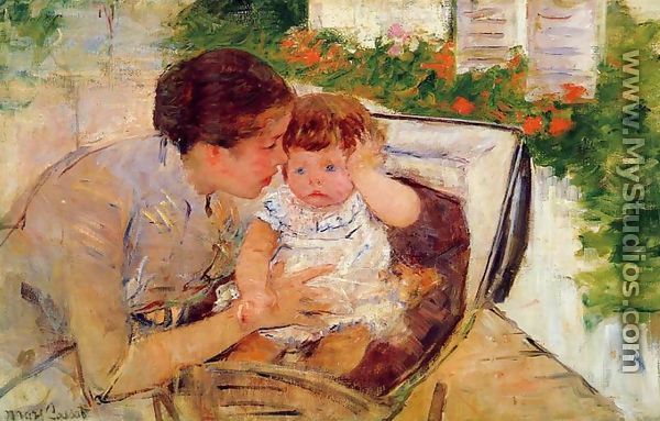Susan Comforting the Baby, c.1881 - Mary Cassatt