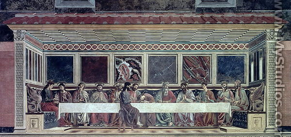 The Last Supper, c.1447 - Andrea Del Castagno