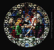 Oculus depicting the Deposition of Christ, 1444 - Andrea Del Castagno