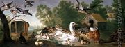 Ducks and Birds in a landscape - Pieter Casteels